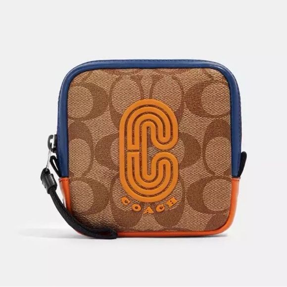 Coach Square Hybrid Pouch In Colorblock
Signature Canvas With Coach Patch NWT - Picture 5 of 5